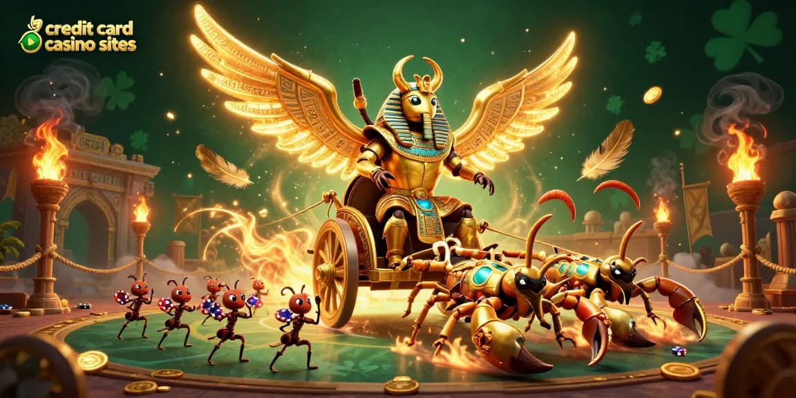 Engage with credit card casino sites featuring thrilling gameplay and vibrant golden visuals.