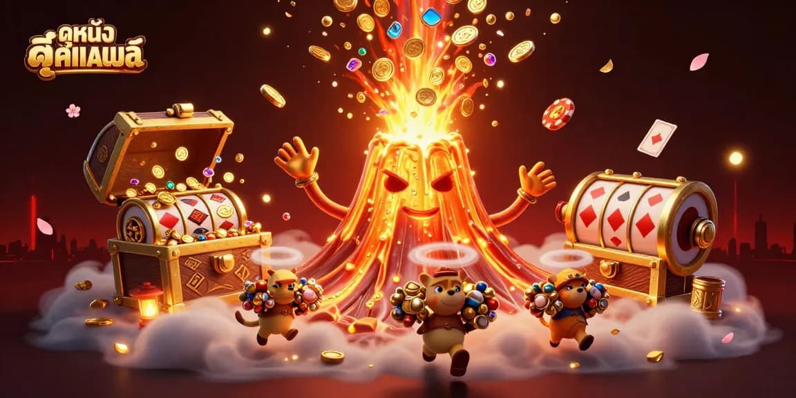 ดูหนังออนไลน์ภาพที่เต็มไปด้วยเกมสล็อตก้อนทองและสัตว์สำรวจที่นำโชค
