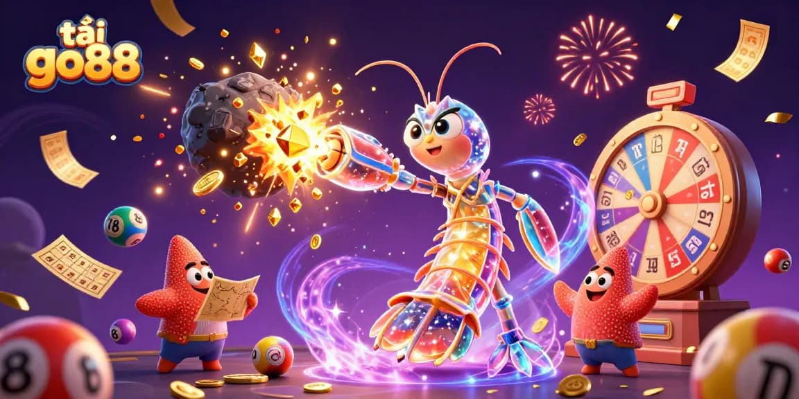Experience the excitement of tải go88 with 3D characters in a vibrant casino adventure.