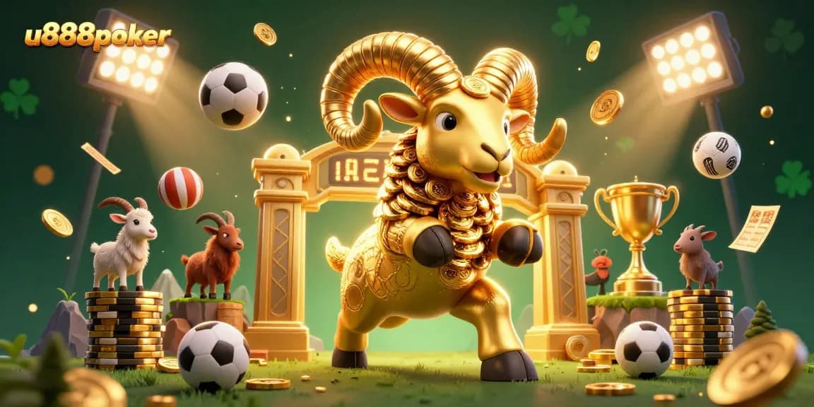 Experience thrilling moments at u888poker with a dynamic casino scene featuring sports action and excitement.