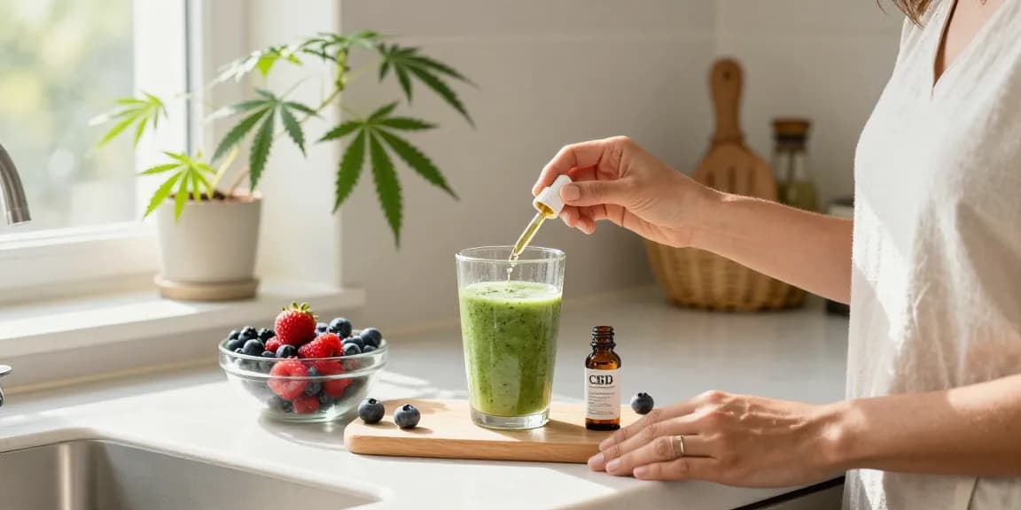thc vape uk wellness scene featuring CBD oil, hemp extract, and a natural morning routine.