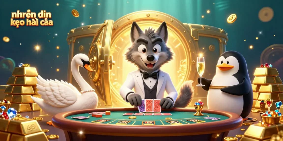 Experience expert nhận định kèo nhà cái with a dynamic casino scene featuring animated characters.