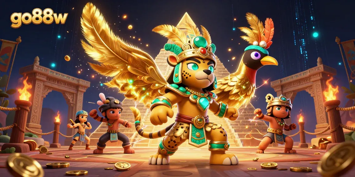 Engage with go88w in this immersive casino scene filled with dynamic game elements and vibrant details.