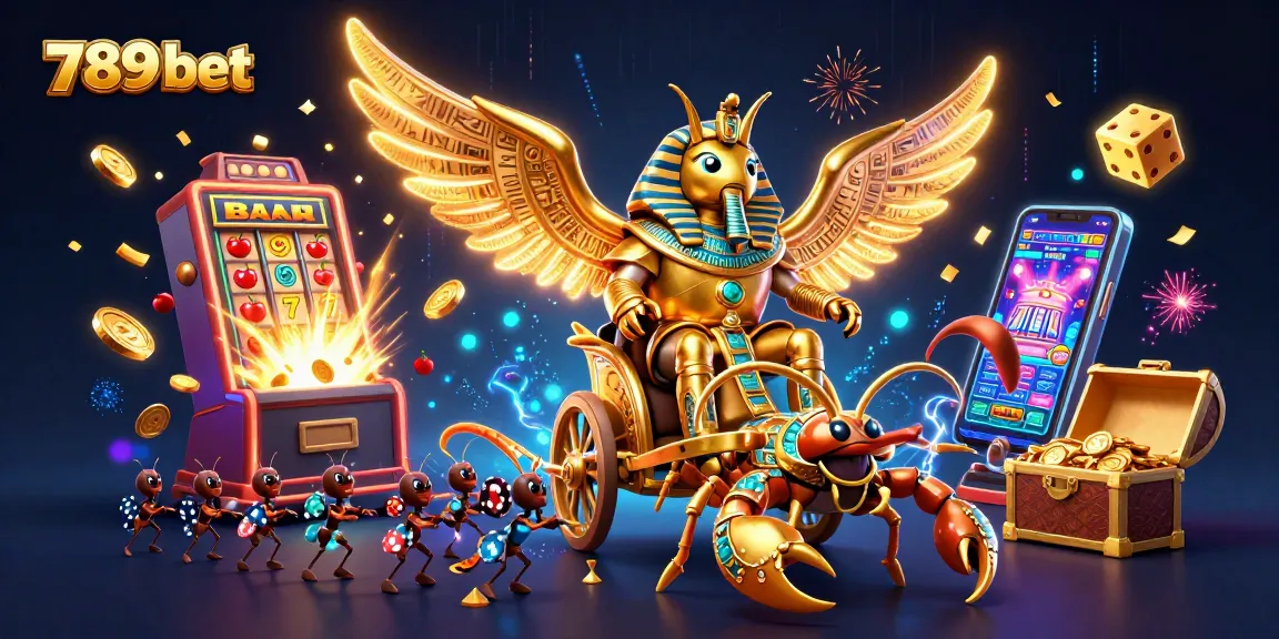 Win big with 789 bet as colossal golden scarabs and treasure explode from the jackpot!