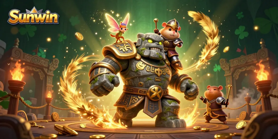 Experience exciting gameplay at Sunwin with playful characters and casino elements.