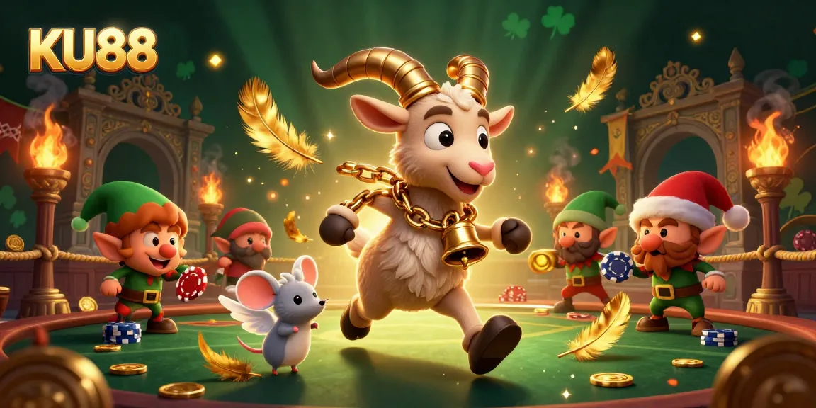 Engage in thrilling gaming at KU88's vibrant holiday-horror casino filled with fun characters.