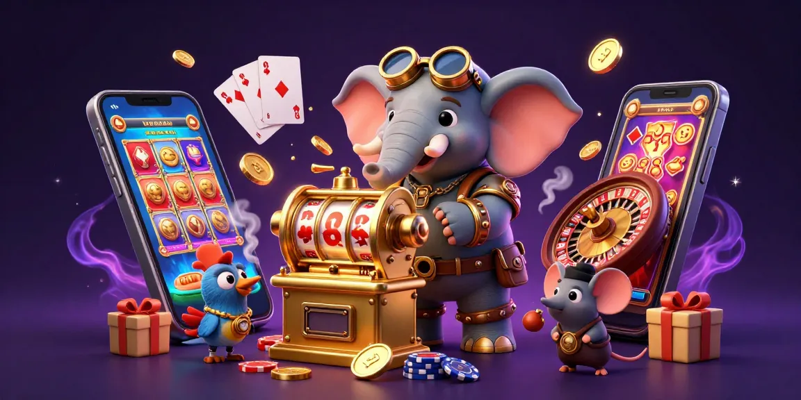 Spin and win with 11WIN in a 3D steampunk casino scene filled with excitement.