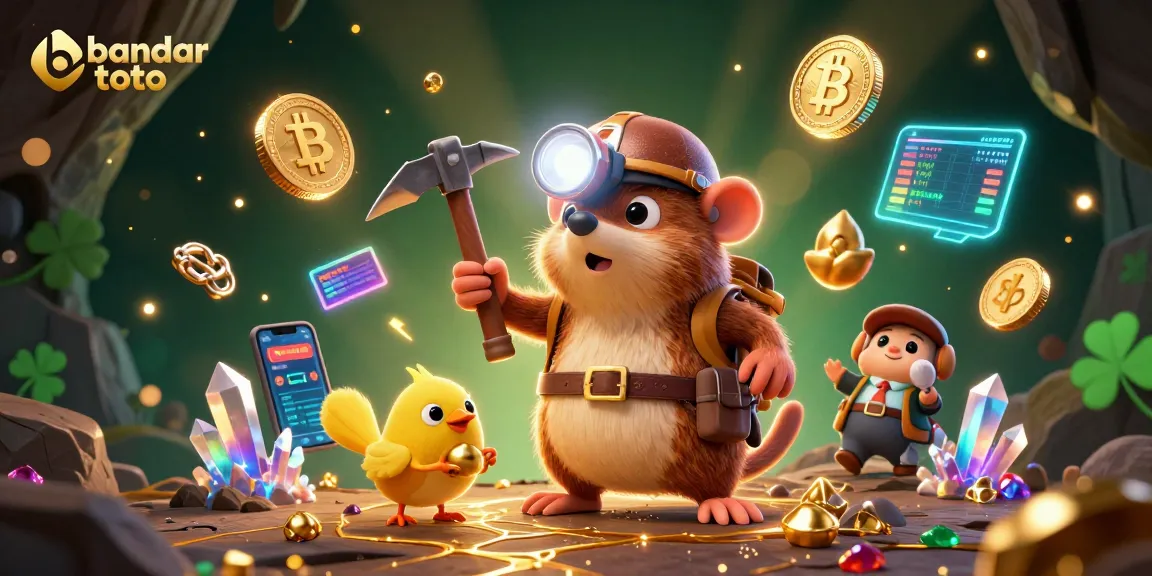 Experience winning with bandar toto in an engaging treasure hunting casino scene.