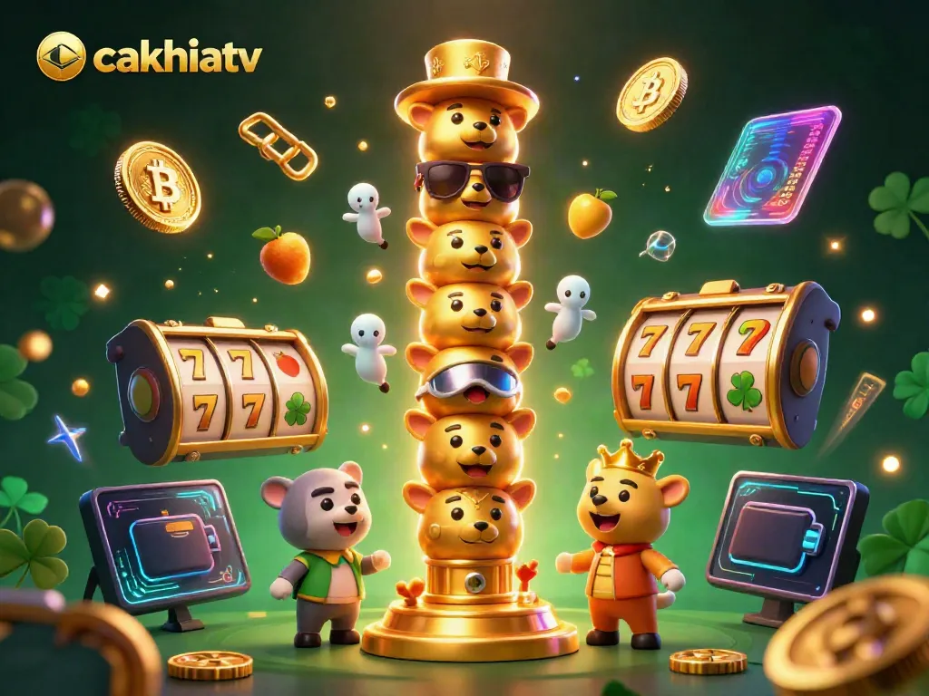 Engage in thrilling slots action at cakhiatv, where excitement meets vibrant 3D casino visuals.