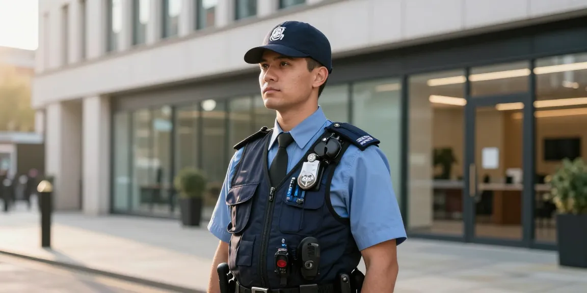 Security Guard ensuring safety for local businesses in London.