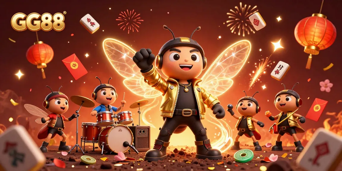 Engage with GG88 gaming excitement featuring vibrant 3D characters in an animated casino scene.