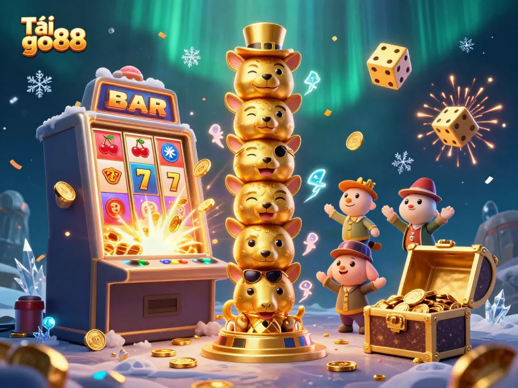 Discover thrilling gameplay with Tải go88, featuring colorful characters and gaming elements.
