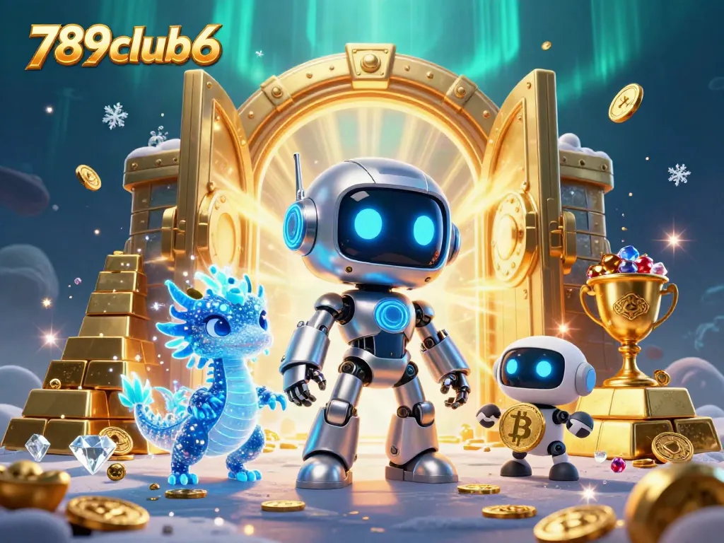 Engage with 789club6's thrilling gaming experience in a vibrant, animated casino world.