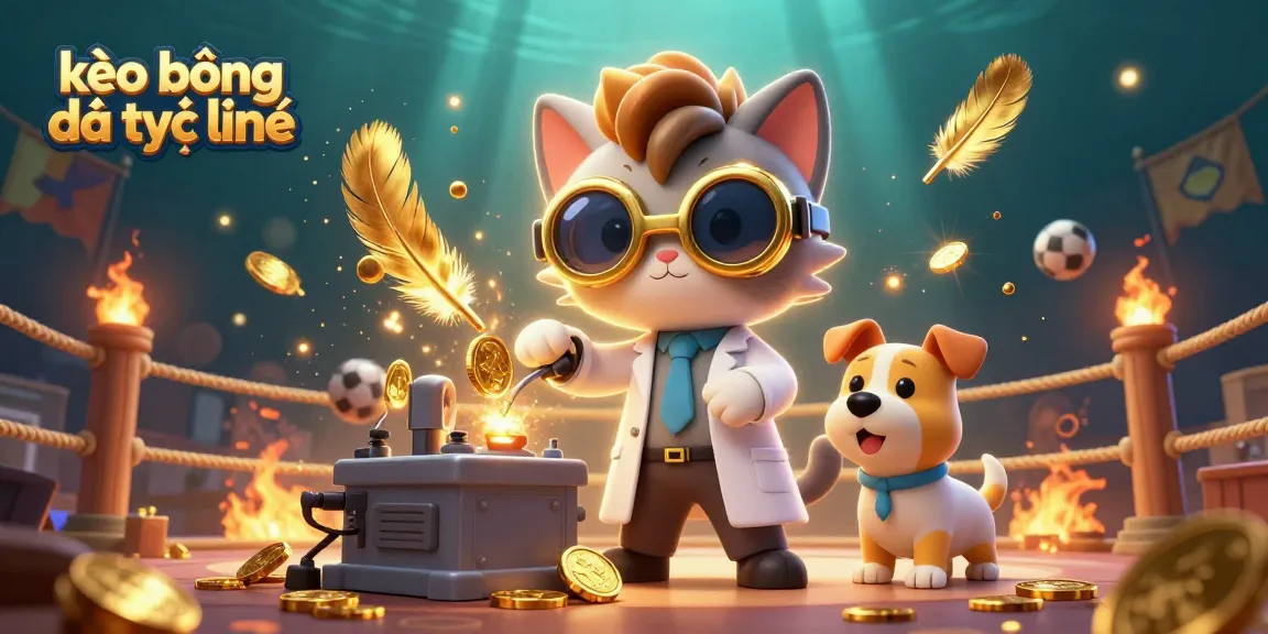 Engage in kèo bóng đá trực tuyến with a vibrant scene illustrating sports betting excitement and opportunities.