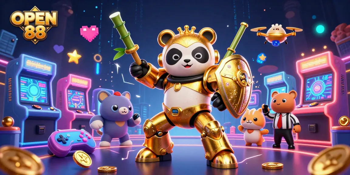 Engage with OPEN 88 through thrilling 3D gaming with extraordinary characters and vibrant casino visuals.