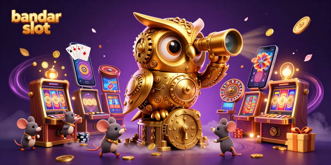 Engage with bandar slot and win big in this vibrant casino scene, featuring animated characters and rich visuals.