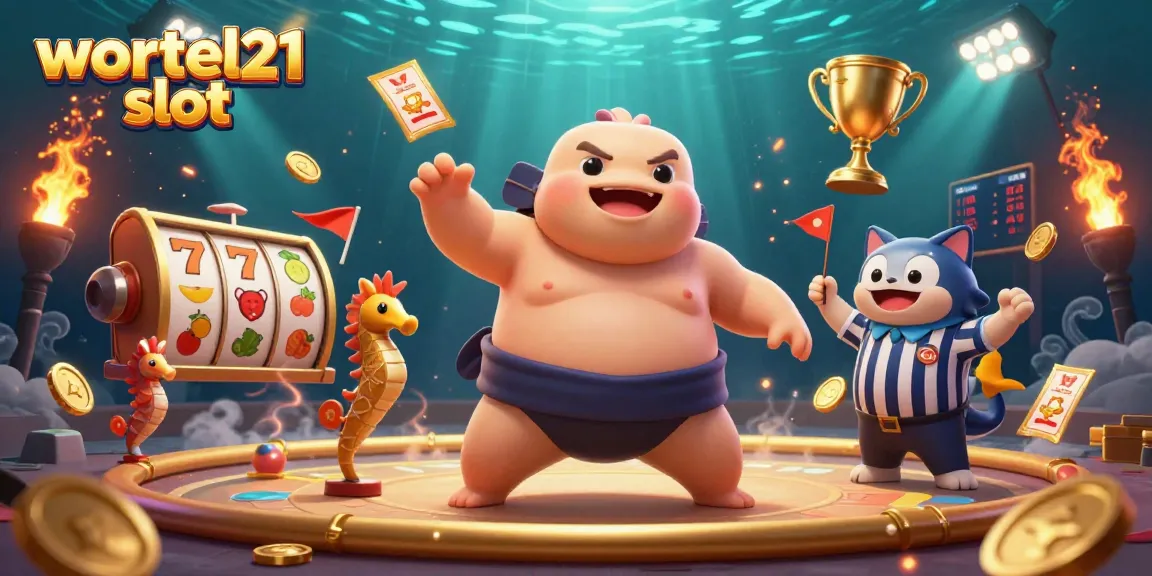Experience thrilling gameplay with wortel21 slot in this immersive underwater casino scene.