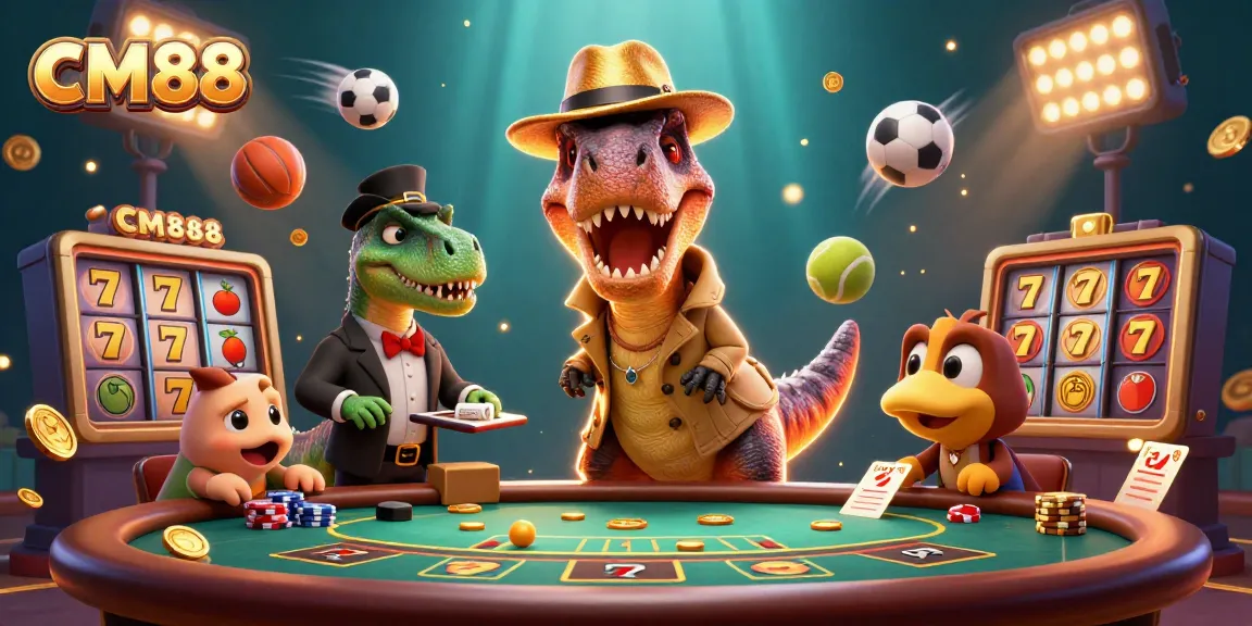 Experience thrilling gameplay at CM88 with vibrant casino elements and engaging characters.