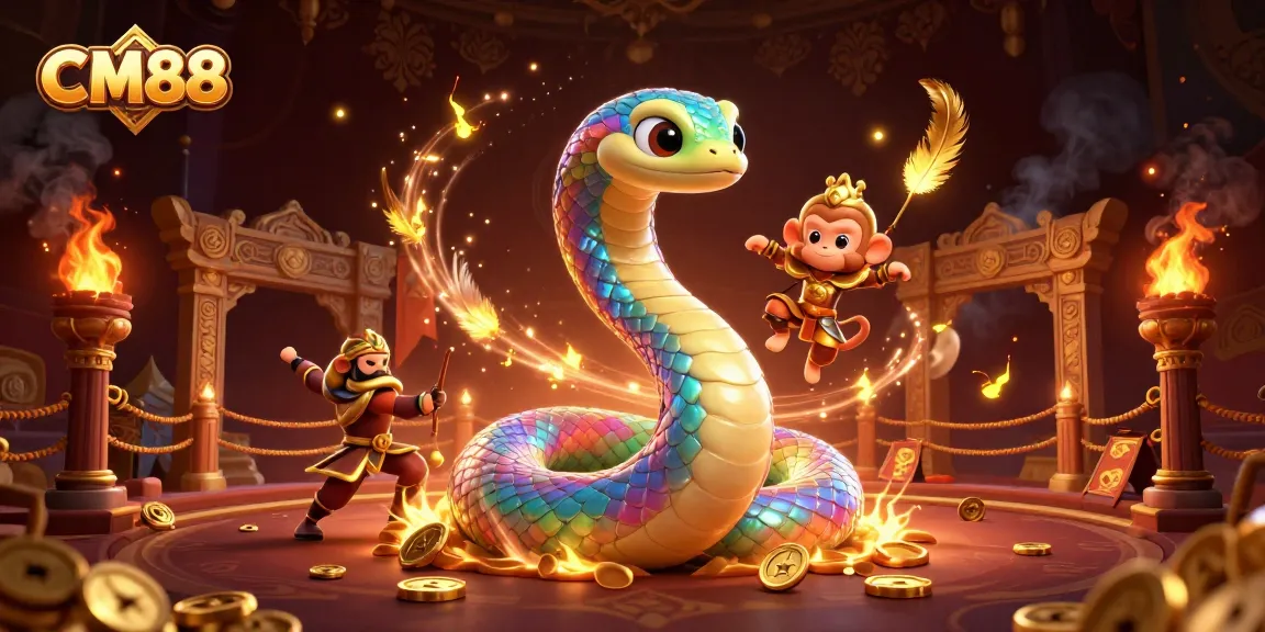 Engage with CM88's vibrant best offers in a dynamic 3D casino-themed illustration.