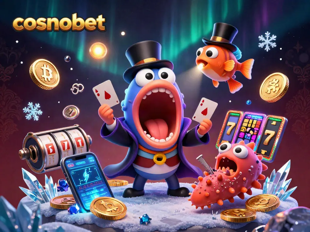 Experience thrilling gameplay with cosmobet as a 3D casino scene comes alive with vibrant characters and elements.
