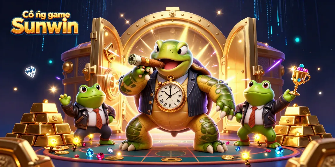 Experience thrilling gameplay at Cổng game Sunwin with colorful characters and casino elements.