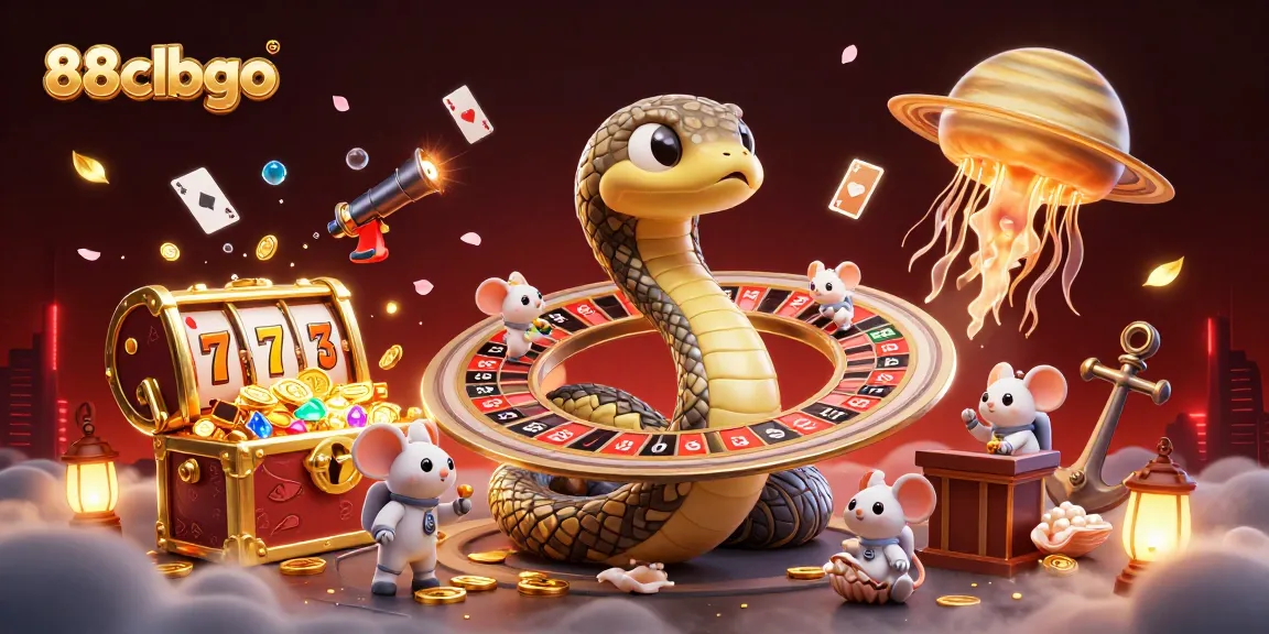 Bet and win at 88clbgo with cosmic themed slots and playful astronaut mice