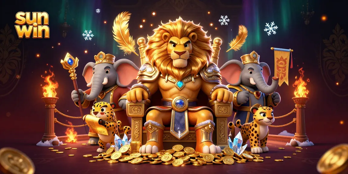 Experience the vibrant world of sun win in this exhilarating casino scene featuring dynamic characters and engaging elements.
