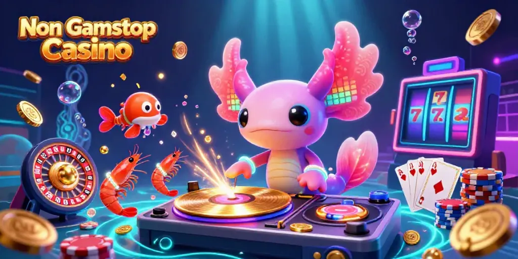 Join the excitement at Non Gamstop Casino with colorful characters and dynamic game elements.