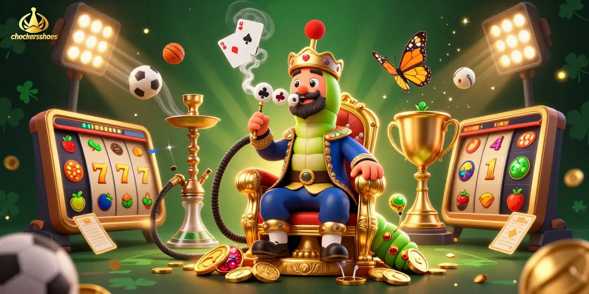 Experience the fun at chockersshoes with lively slot reels and golden coins swirling around players.