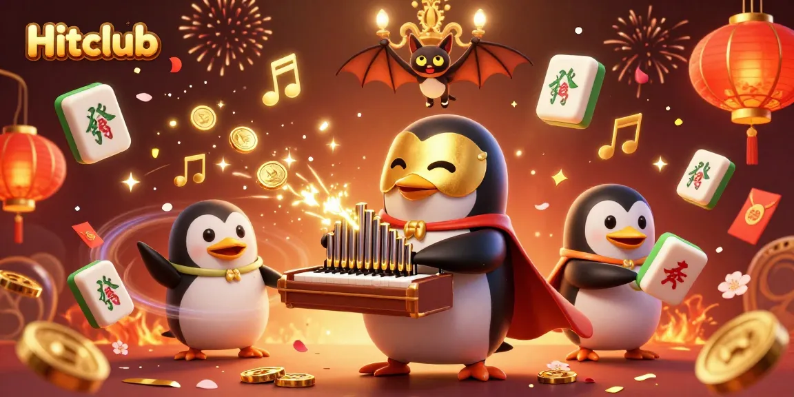 Experience the excitement of Hitclub with vibrant 3D characters, golden coins, and dynamic game elements.