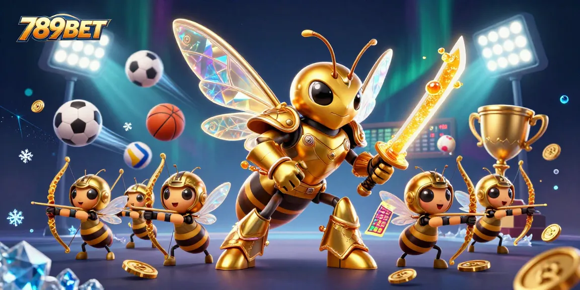 Engage with the dynamic world of 789BET through this vibrant 3D casino illustration.