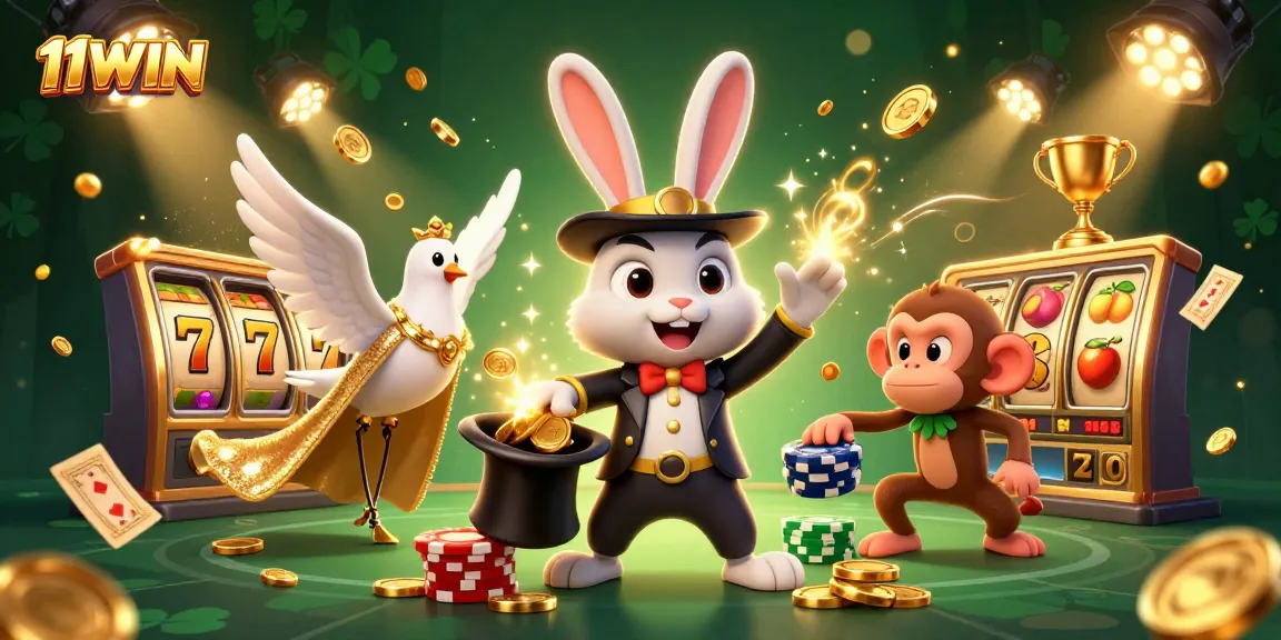 Win big with 11WIN's exciting casino adventure featuring dynamic casino elements!