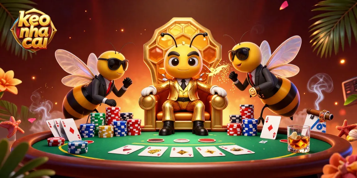 Engage with keo nha cai as a 3D mob boss commands poker chips and games in a vibrant, dynamic scene.