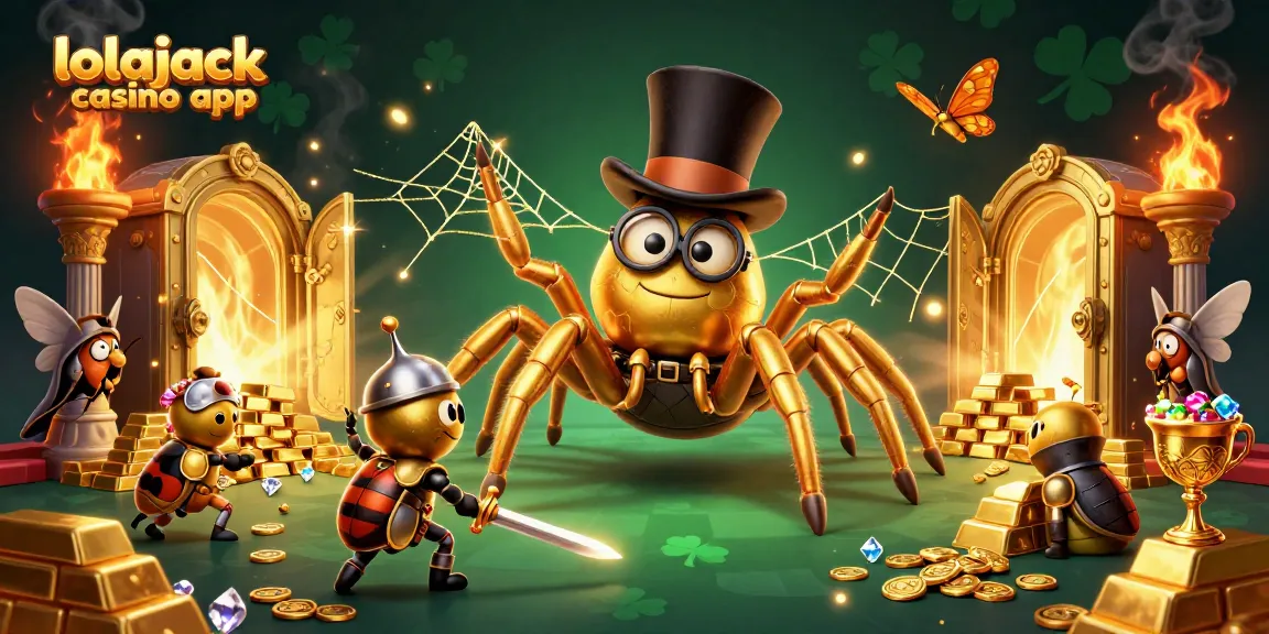 Engage in thrilling adventures with the Lolajack Casino app featuring vibrant characters and sparkling treasures.