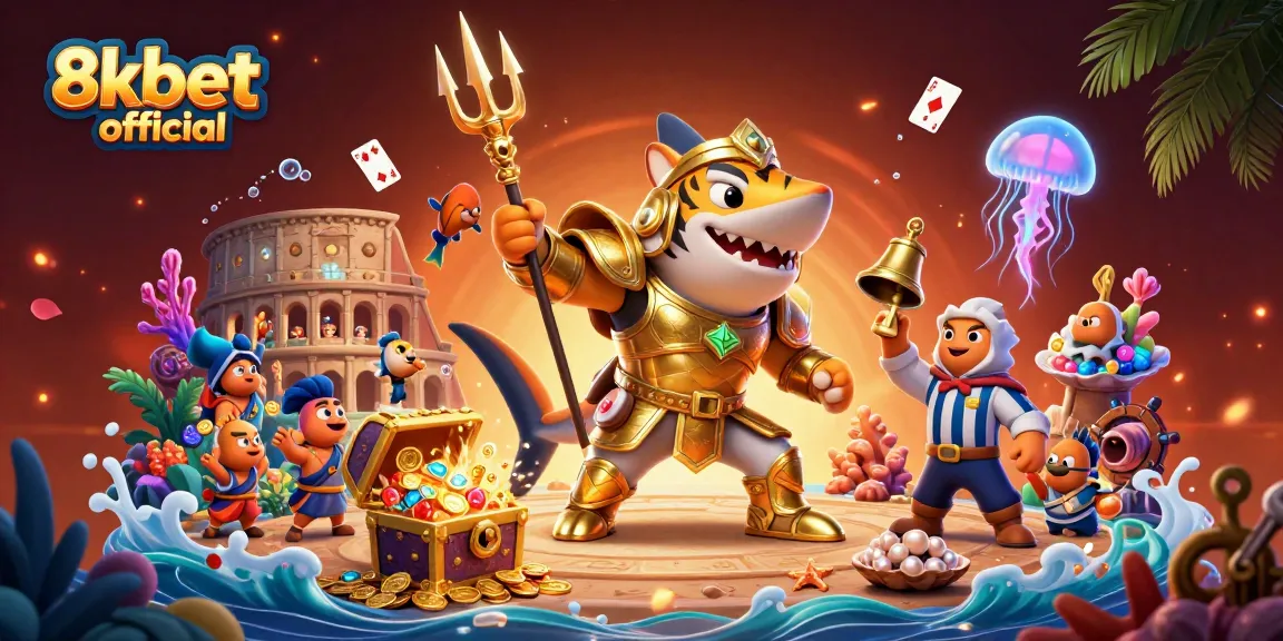 Experience the excitement of 8xbet official with a vibrant underwater casino adventure.