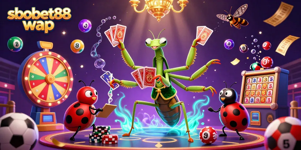 Engage in thrilling sports betting action with sbobet88 wap, featuring vibrant characters and dynamic game elements.