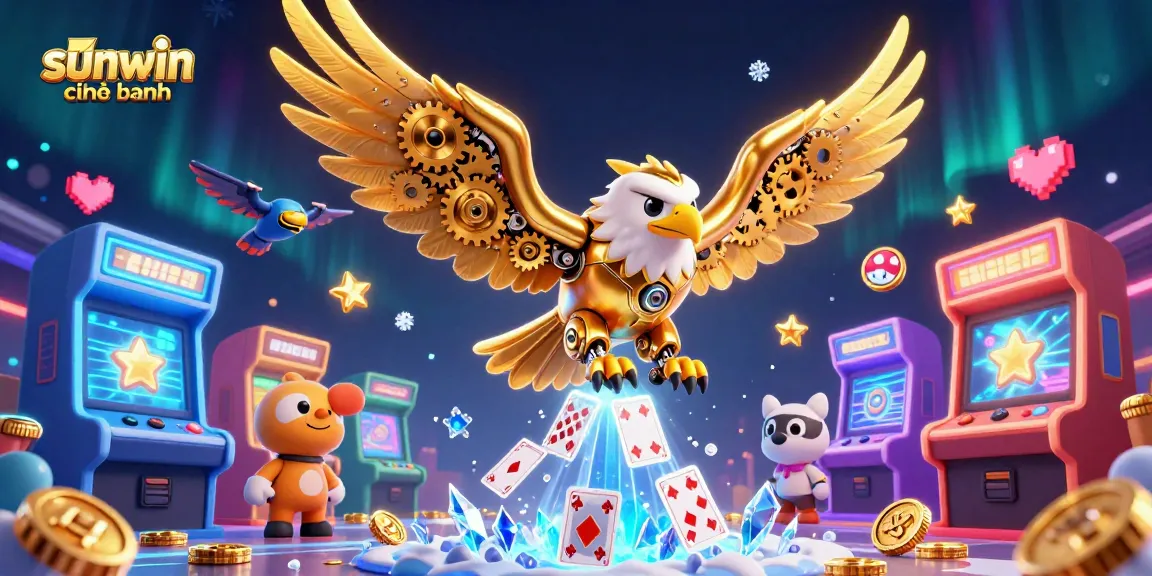 Experience exhilarating wins with sunwin chính hãng in this vibrant 3D casino scene filled with action.