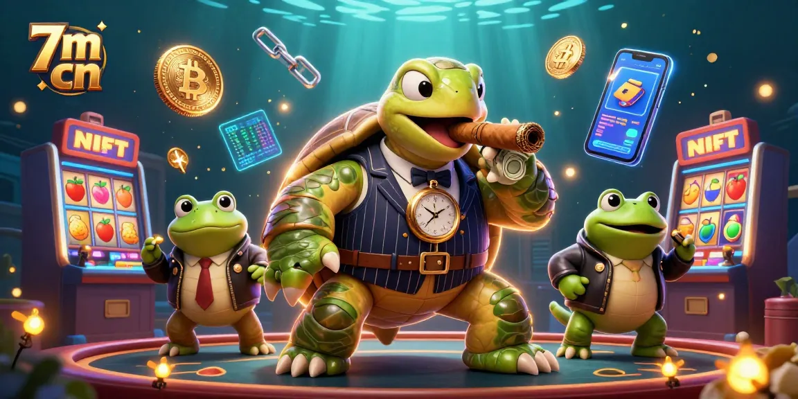 Experience live gaming excitement with 7m cn in a vibrant 3D casino scene filled with slot machines and glowing elements.