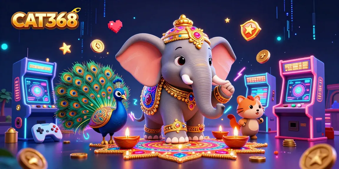 Play at CAT368 to experience thrilling 3D gaming with vibrant visuals and engaging casino elements.